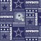 Licensed NFL Dallas Cowboys Block Cotton 6424D Fabric by the Yard